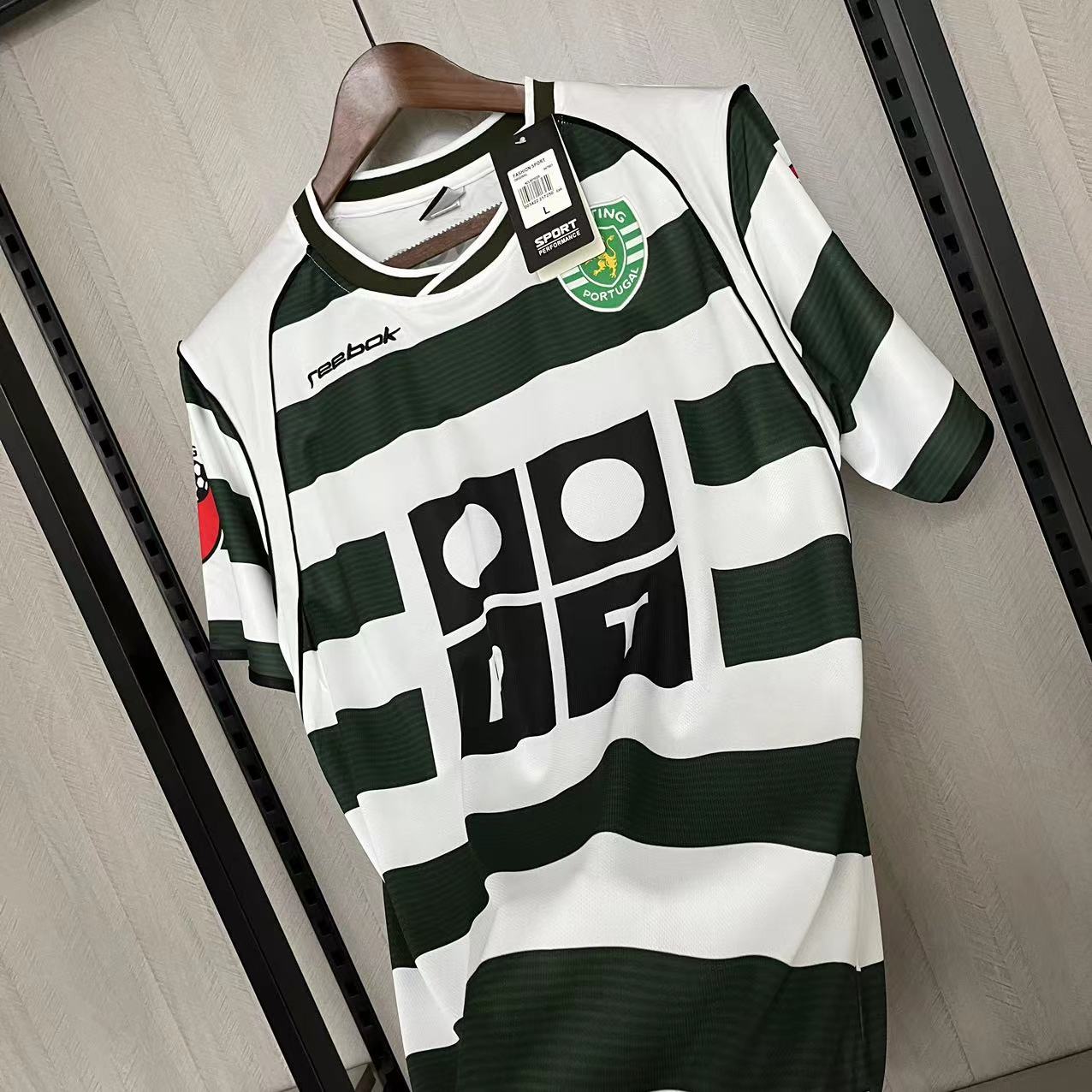 Camisola SCP 2001-02 Principal C. RONALDO #28