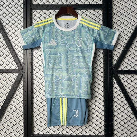 Kit Criança Juventus FC 2025-26 Alternativo