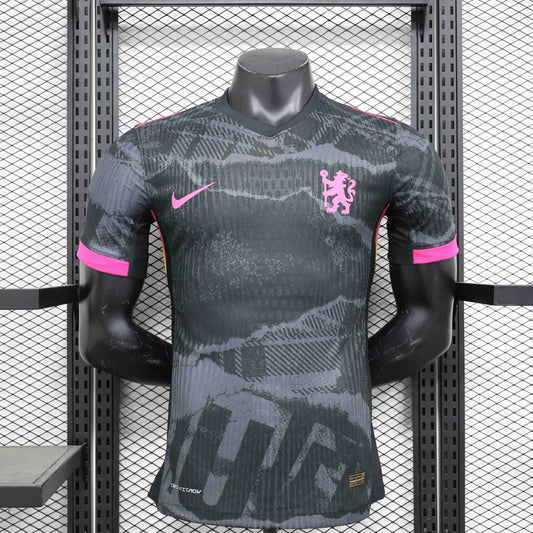 Camisola CHE 2024-25 Alternativa Preta Versão Jogador