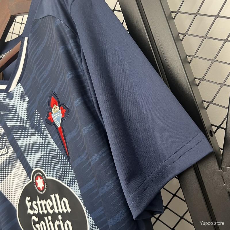 Camisola Celta Vigo 2025-26 Alternativa Azul Versão Adepto