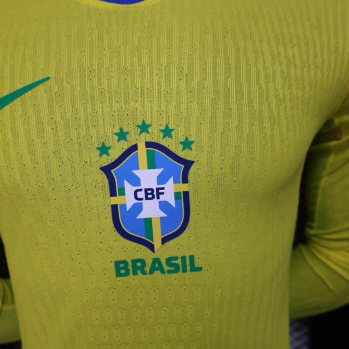 Camisola Manga Comprida Brasil 2025 Principal Versão Jogador