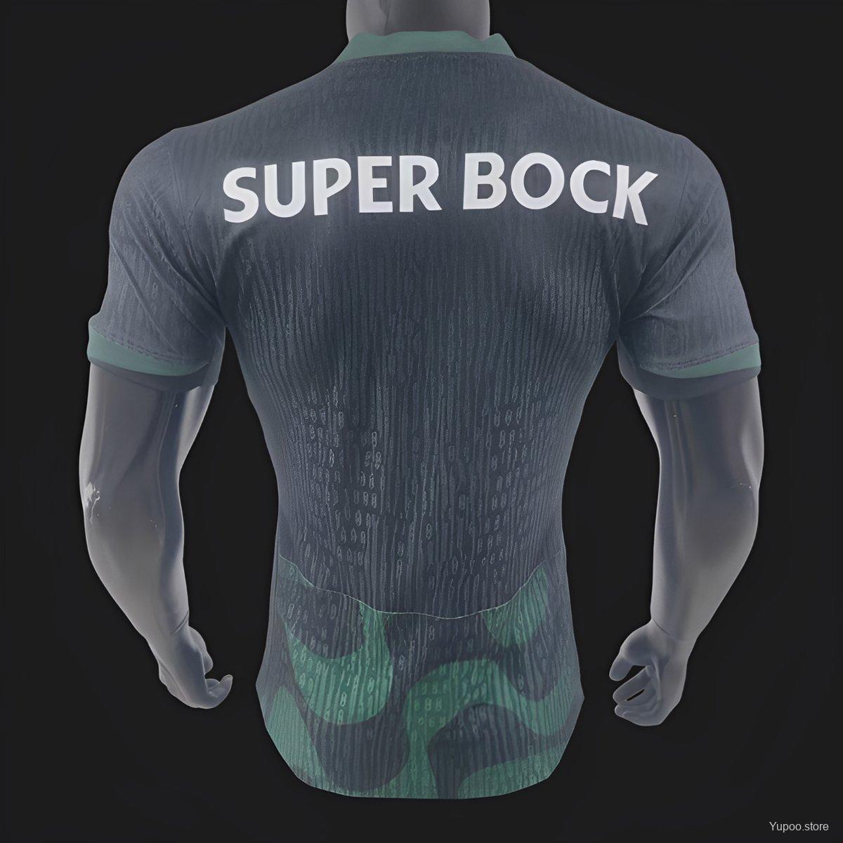 Camisola SCP 2025-26 Alternativa Verde Versão Jogador