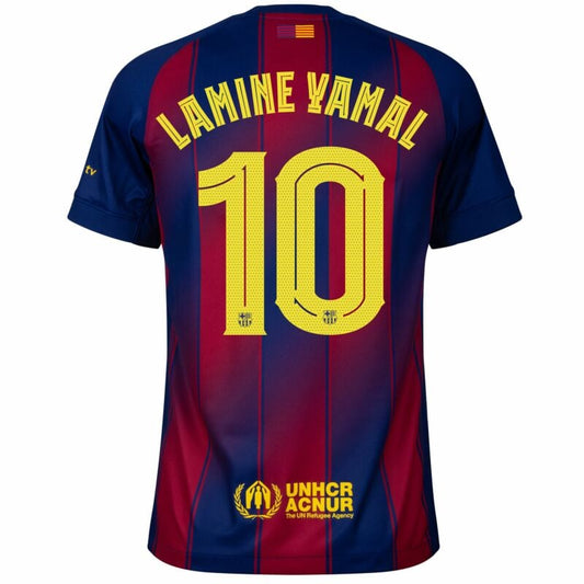 Camisola FC Barcelona 2025-26 Principal Versão Adepto LAMINE YAMAL #10(Entrega Imediata)