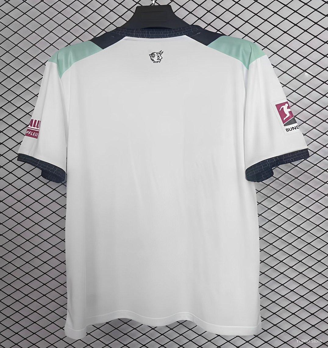 Camisola 1.FC Kaiserslautern 2025-26 Alternativa Branca Versão Adepto