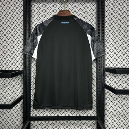 Camisola Bayer 04 Leverkusen 2024-25 Alternativa Preta Versão Adepto