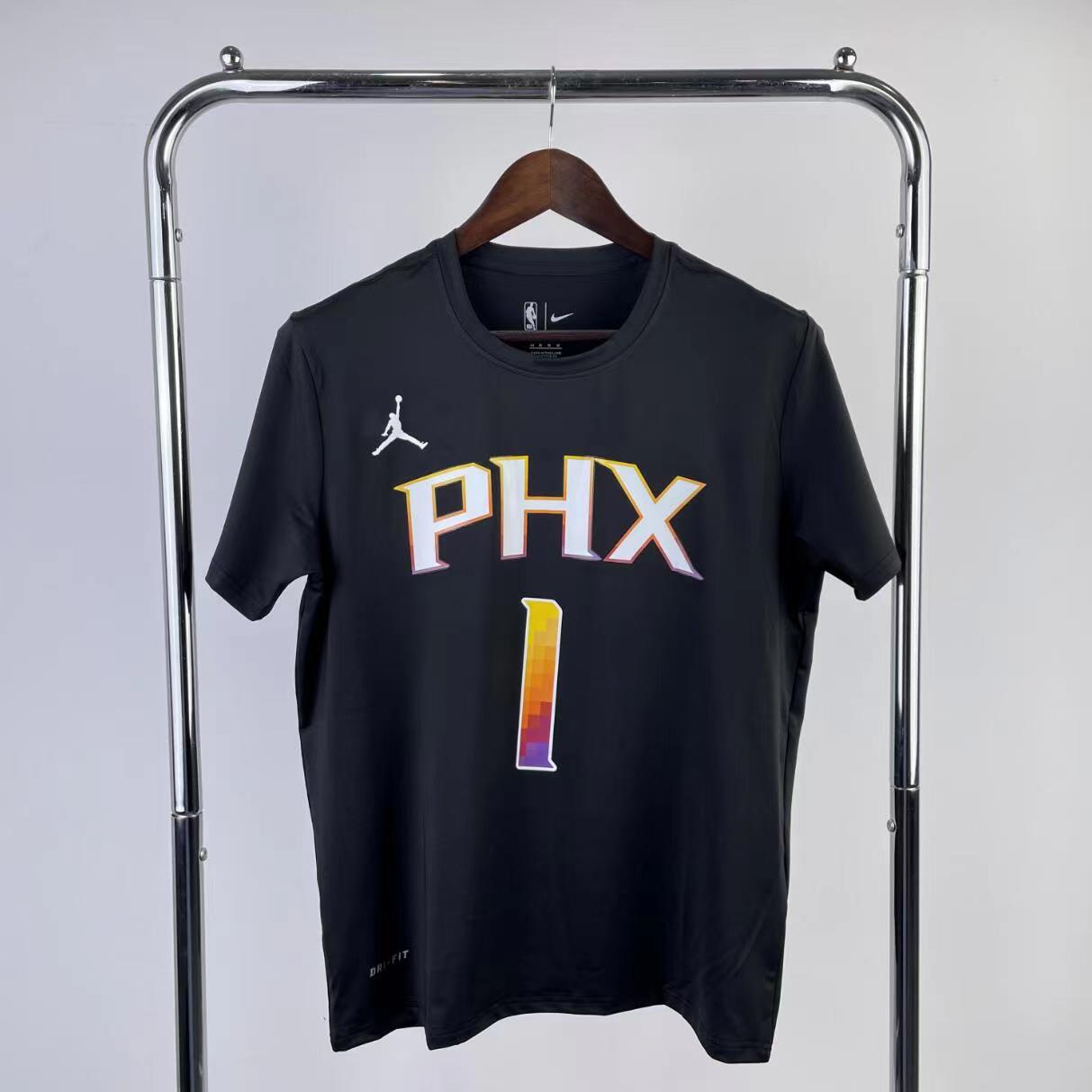 Tshirt NBA Phoenix Suns Dri-Fit Booker #1 Preta