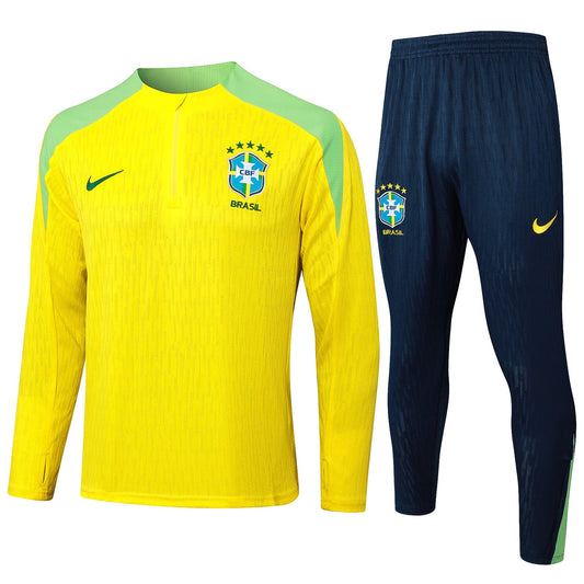 Fato de Treino Brasil 2024 - Camisola com Fecho