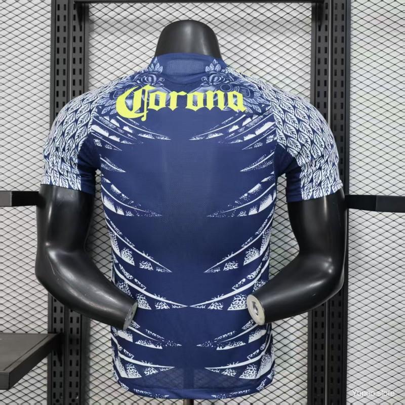 Camisola CF America 2025-26 Alternativa Azul Versão Jogador