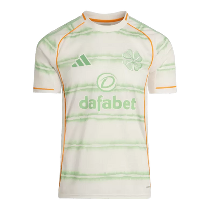 Camisola Celtic FC 2025-26 Alternativa Beje Versão Adepto