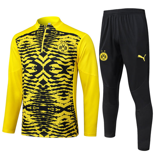 Fato de Treino Borussia Dortmund 2024-25 - Camisola com Fecho