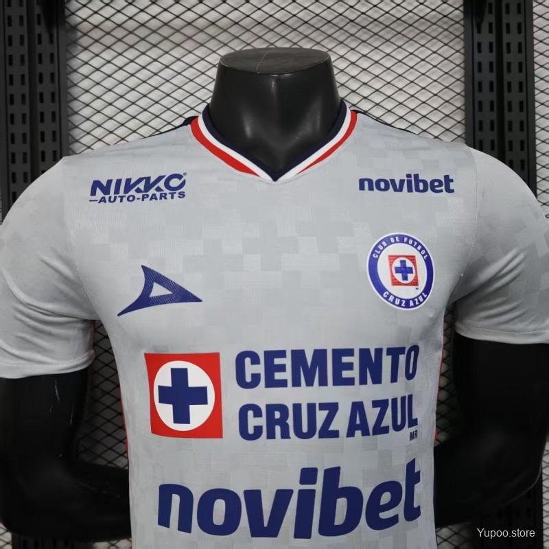 Camisola CD Cruz Azul 2025-26 Alternativa Cinzenta Versão Jogador