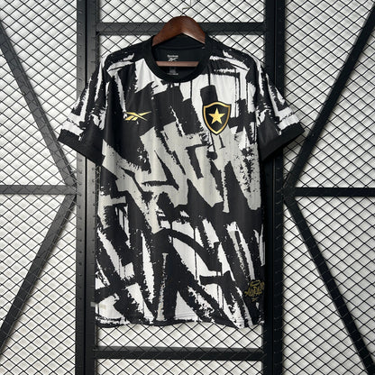 Camisola Botafogo-RJ 2025-26 Alternativa Preta Lisa Versão Adepto