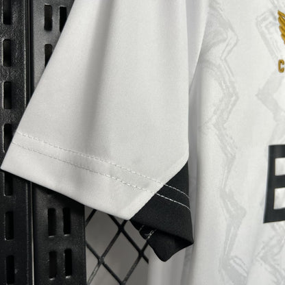 Camisola Bayer 04 Leverkusen 2024-25 Alternativa Branca Versão Adepto