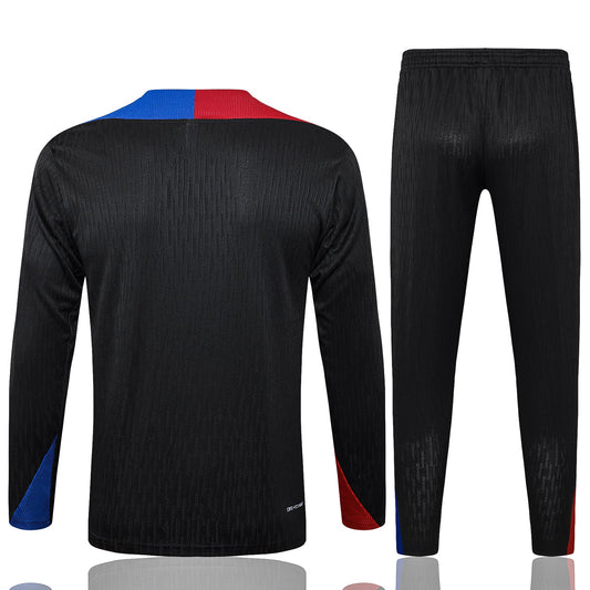 Fato de Treino FC Barcelona 2024-25 - Camisola com Fecho