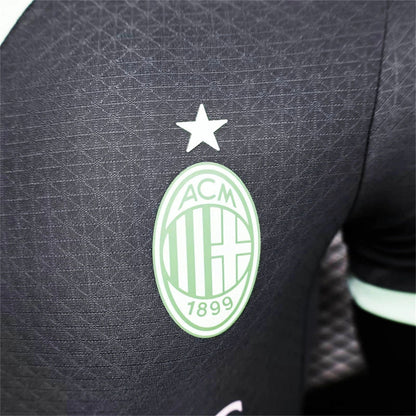 Camisola Ac Milan 2024-25 Alternativa Preta Versão Jogador