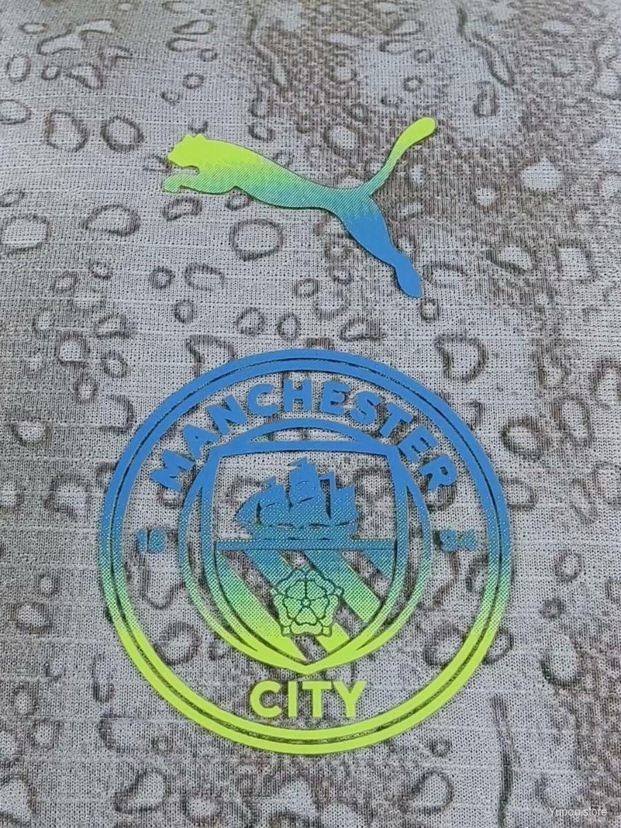 Camisola MCI 2025-26 Alternativa Cinzenta Versão Jogador