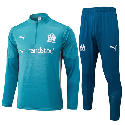 Fato de Treino Olympique Marselha 2024-25 - Camisola com Fecho