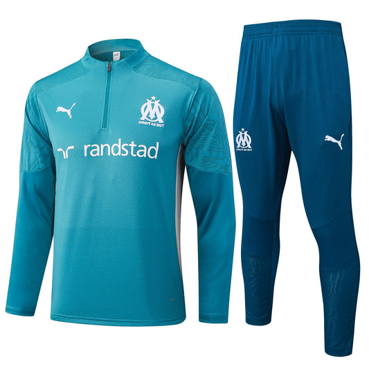 Fato de Treino Olympique Marselha 2024-25 - Camisola com Fecho