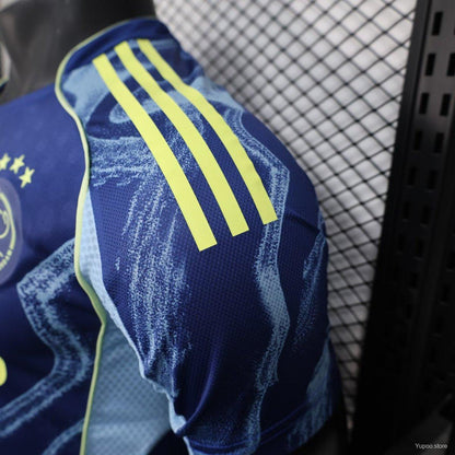 Camisola AFC Ajax 2025-26 Alternativa Azul Versão Jogador