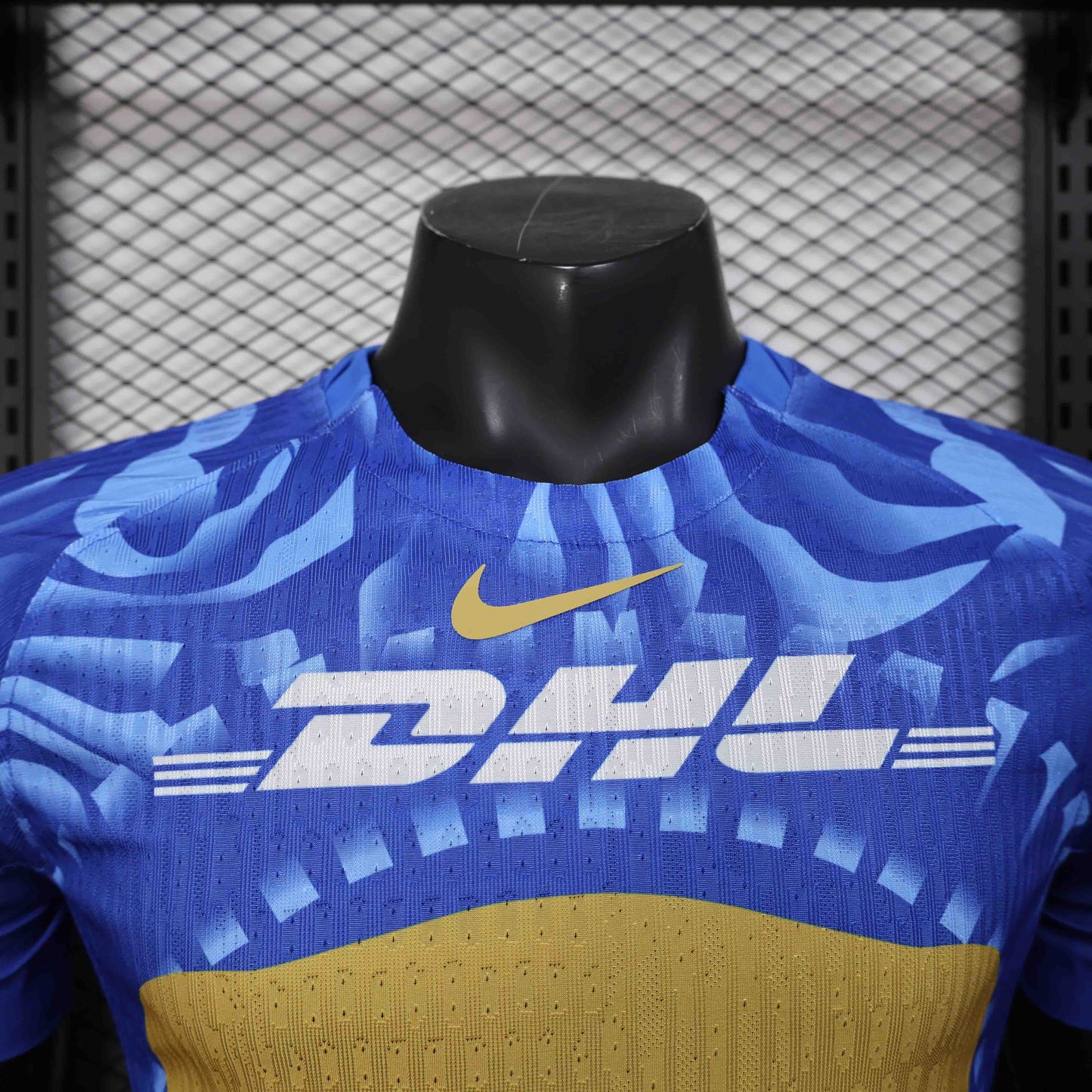 Camisola UNAM Pumas 2025-26 Alternativa Azul Versão Jogador