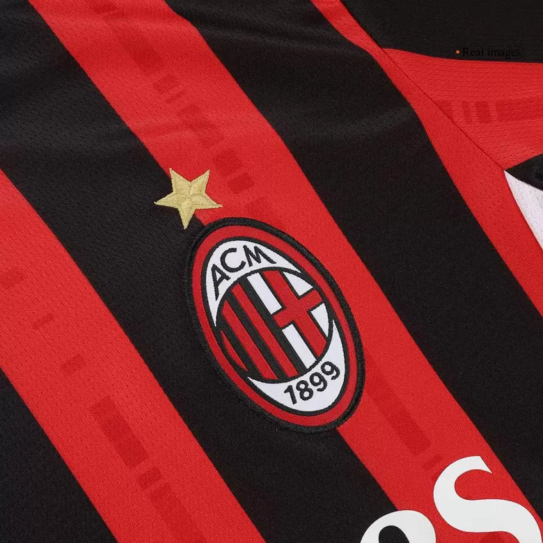 Camisola Ac Milan 2024-25 Principal Versão Adepto THEO #19