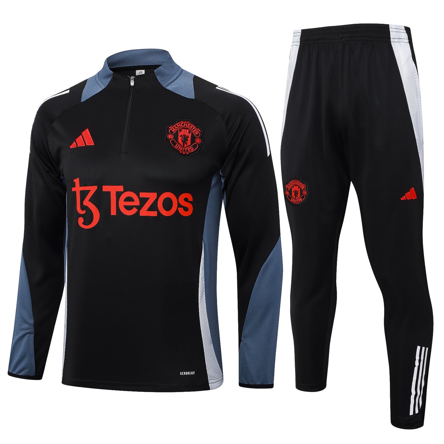 Fato de Treino M-United 2024-25 - Camisola com Fecho