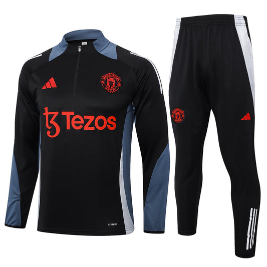 Fato de Treino M-United 2024-25 - Camisola com Fecho