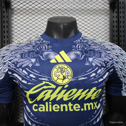 Camisola CF America 2025-26 Alternativa Azul Versão Jogador