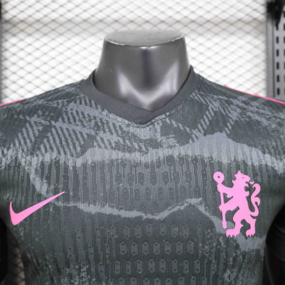 Camisola CHE 2024-25 Alternativa Preta Versão Jogador