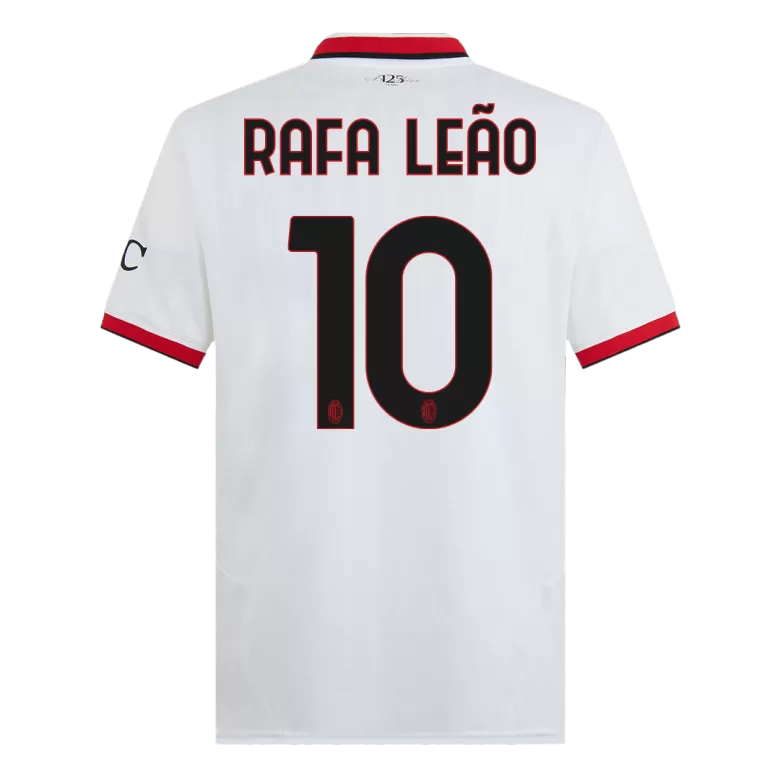 Camisola Ac Milan 2024-25 Alternativa Branca Versão Adepto RAFA LEÃO #10