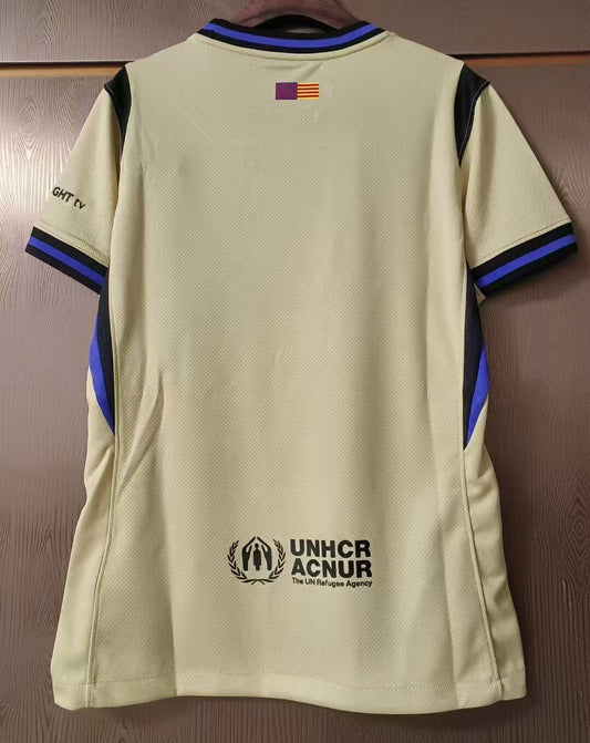 Camisola FC Barcelona 2025-26 Alternativa Amarela Versão Mulher