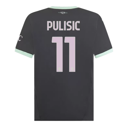 Camisola Ac Milan 2024-25 Alternativa Preta Versão Adepto PULISIC #11