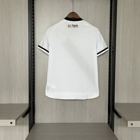 Camisola Vasco da Gama 2025-26 Alternativa Branca Lisa Versão Mulher