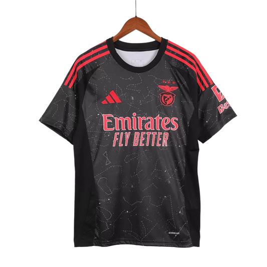 Camisola S.L.B. 2024-25 Alternativa Preta Versão Adepto (Entrega Imediata)