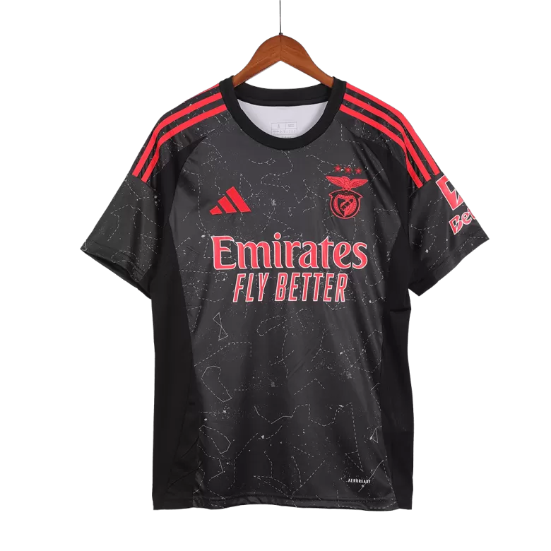 Camisola SLB 2024-25 Alternativa Preta Versão Adepto