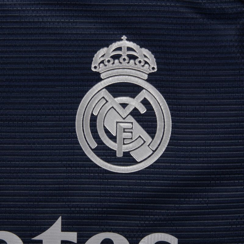Camisola Manga Comprida Real Madrid CF 2025-26 Alternativa Azul Escura Versão Adepto