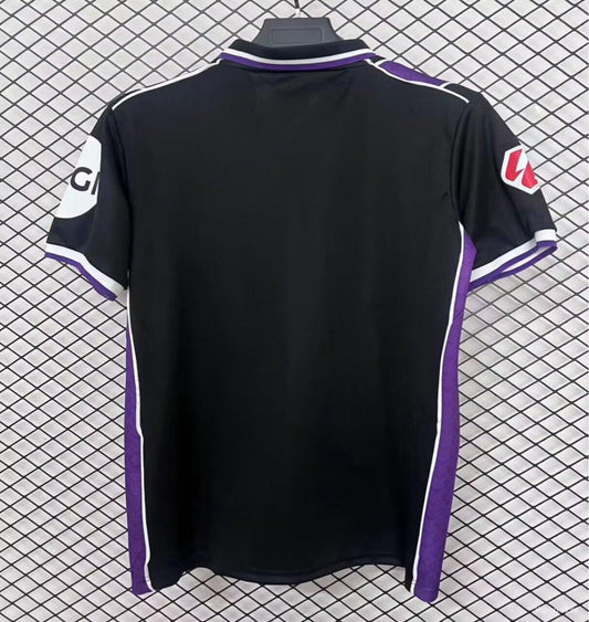 Camisola Real Valladolid CF 2025-26 Alternativa Preta Versão Adepto
