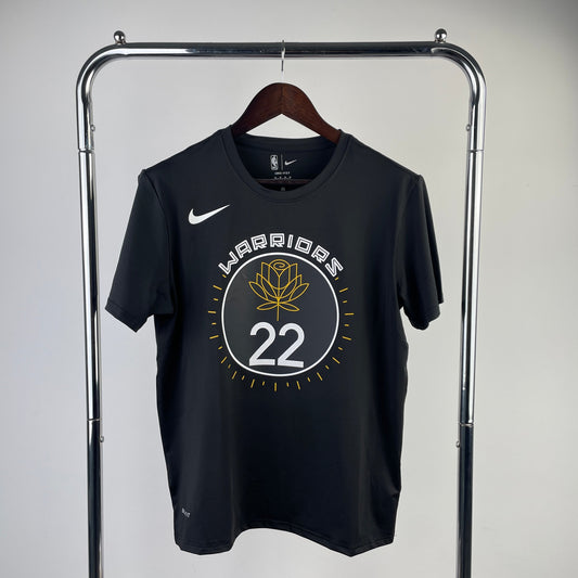 Tshirt NBA 2023 Golden State Warriors Dri-Fit Wiggins #22 Preta