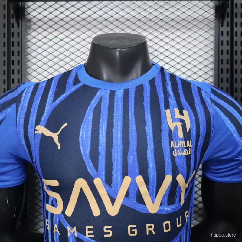Camisola Al-Hilal SFC 2025-26 Principal CWC Versão Jogador