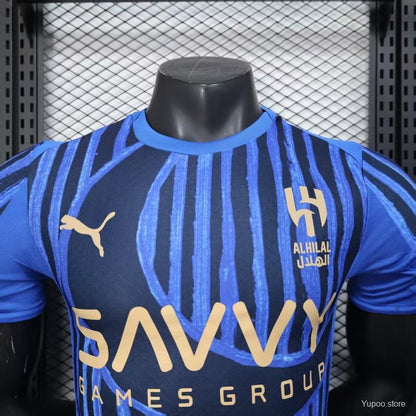 Camisola Al-Hilal SFC 2025-26 Principal CWC Versão Jogador