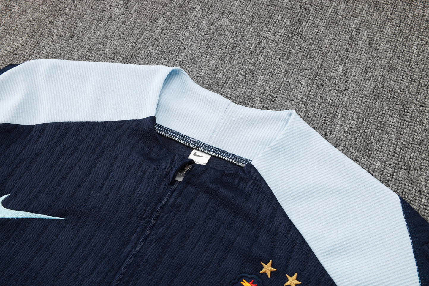 Fato de Treino França 2024 - Camisola com Fecho