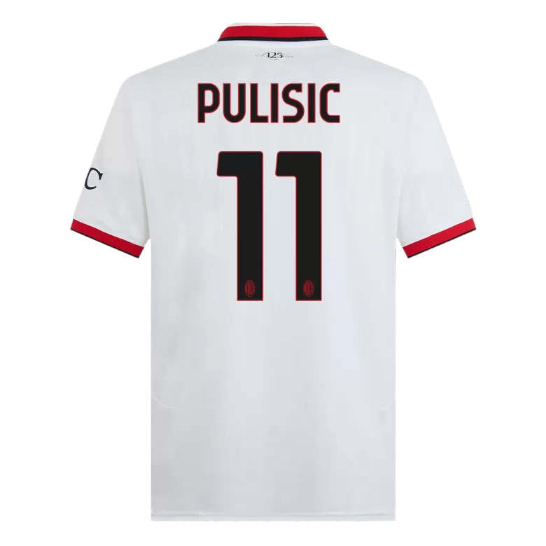 Camisola Ac Milan 2024-25 Alternativa Branca Versão Adepto PULISIC #11