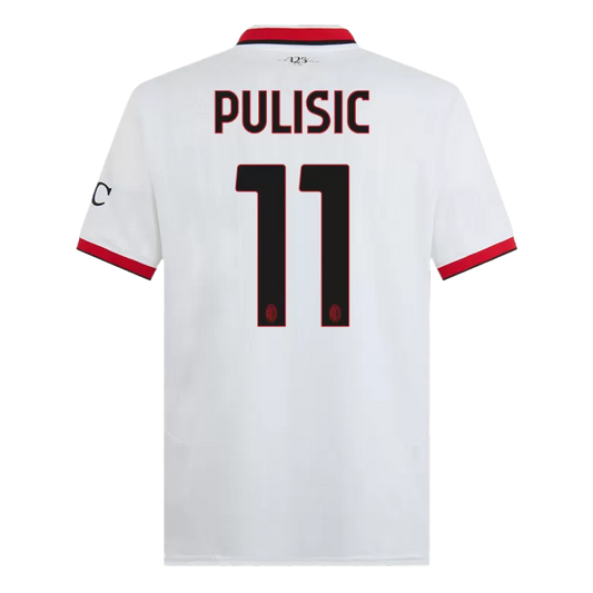 Camisola Ac Milan 2024-25 Alternativa Branca Versão Adepto PULISIC #11