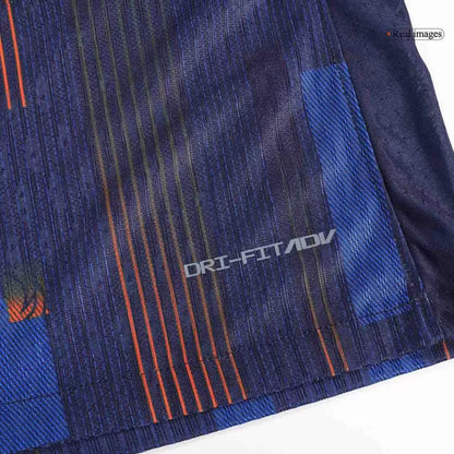 Camisola Paises Baixos 2024 Alternativa Azul Versão Adepto (Entrega Imediata)