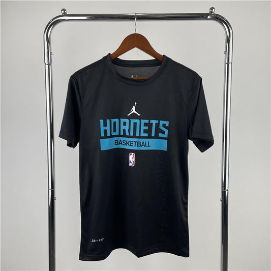 Tshirt NBA 2023 Charlotte Hornets Dri-Fit Preta