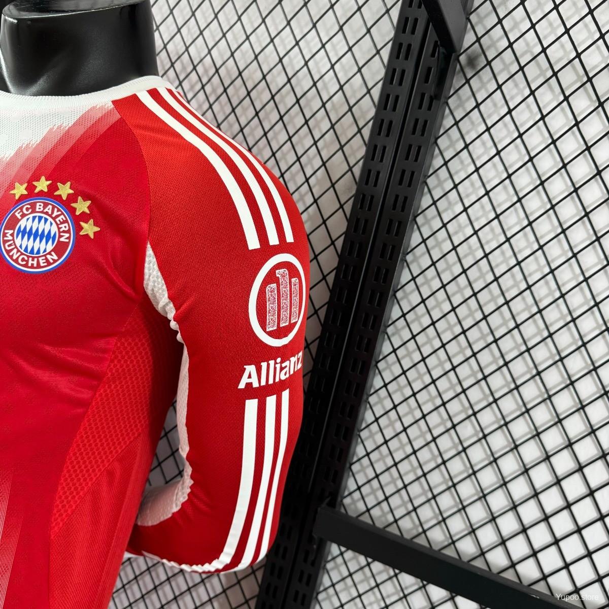 Camisola Manga Comprida FC Bayern Munique 2025-26 Principal Versão Jogador