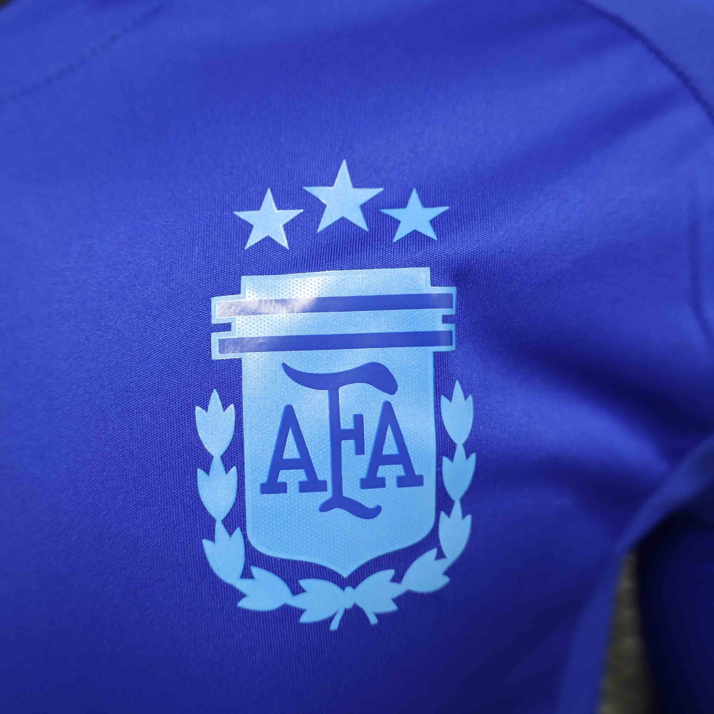 Camisola Manga Comprida Argentina 2024 Alternativa Azul Versão Jogador