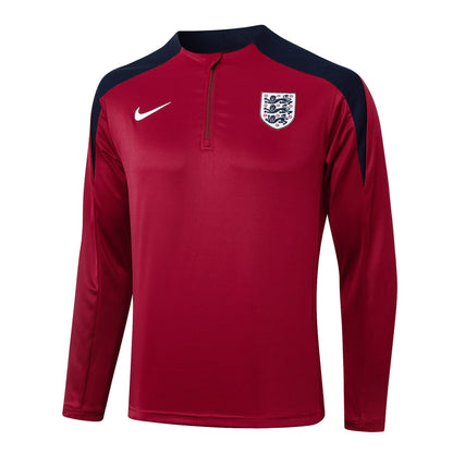 Fato de Treino Inglaterra 2025 - Camisola com Fecho