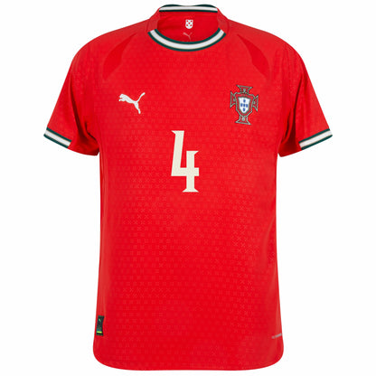 Camisola Portugal 2025 Principal Versão Adepto RUBEN DIAS #4