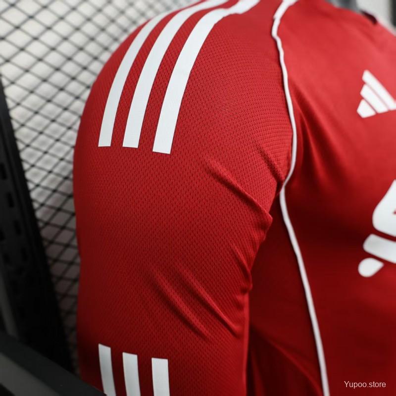 Camisola Manga Comprida LIV 2025-26 Principal Versão Jogador